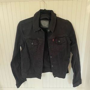 Womens Black Levi’s Jean Jacket